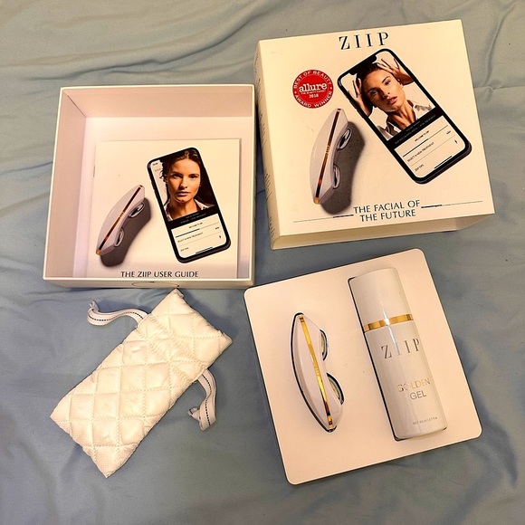 ZIIP Other - ZIIP microcurrent facial toning device with golden gel